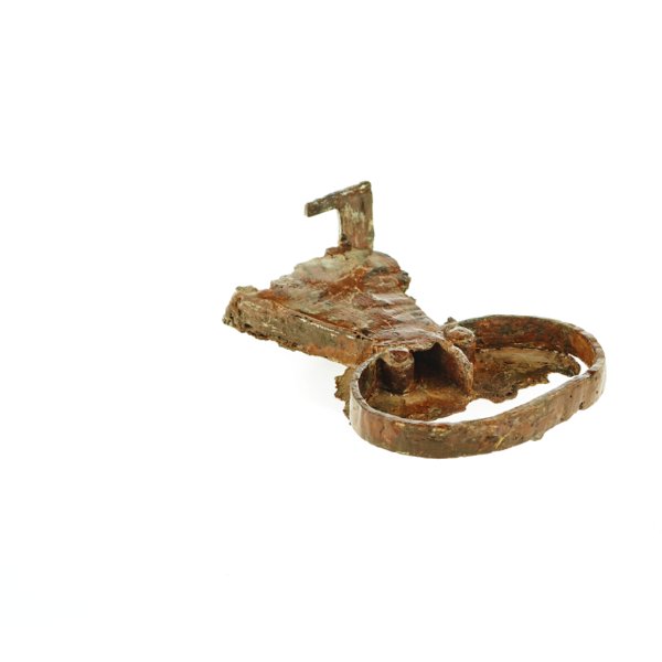 Snap lock, spring mechanism exposed by rust