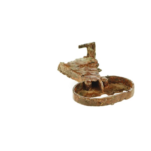 Snap lock, spring mechanism exposed by rust