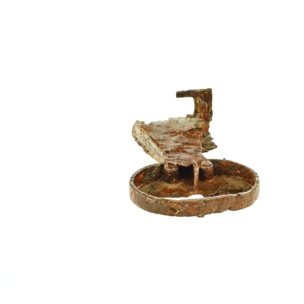 Snap lock, spring mechanism exposed by rust