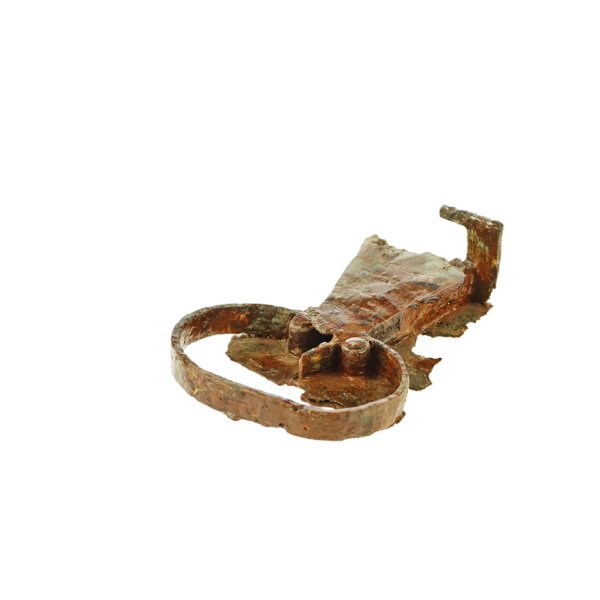 Snap lock, spring mechanism exposed by rust