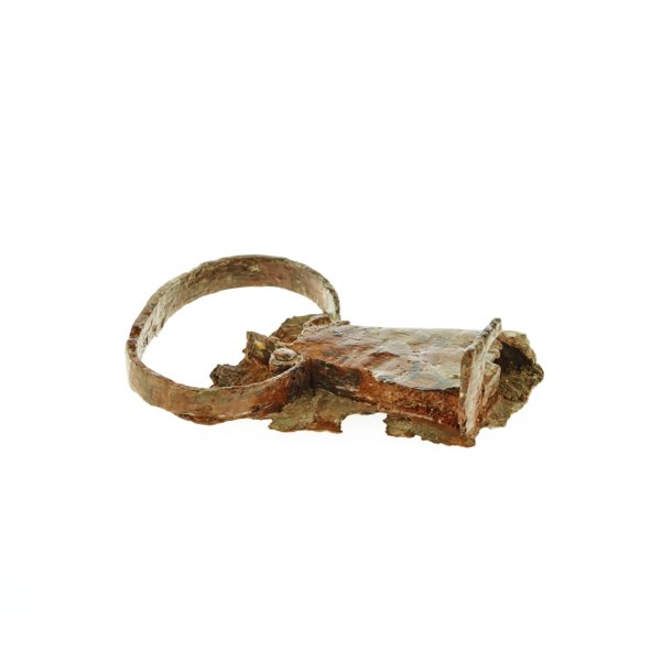 Snap lock, spring mechanism exposed by rust