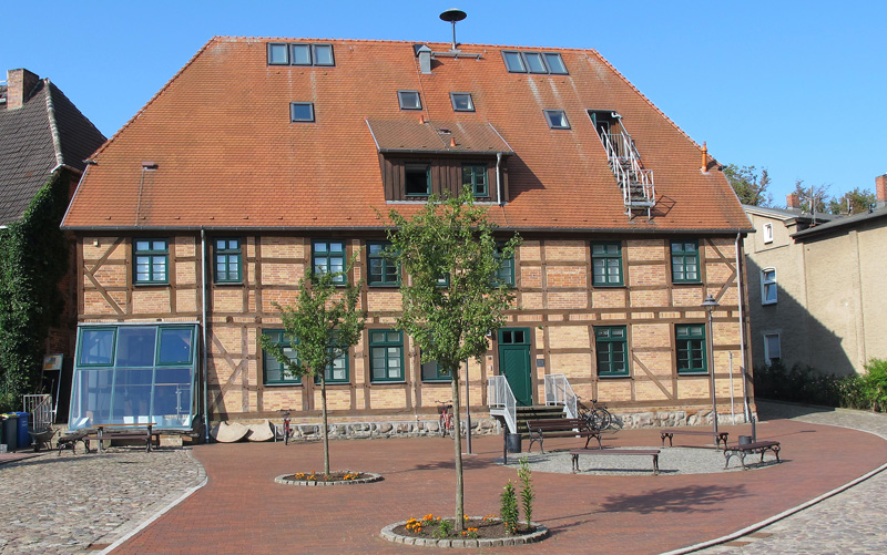 Kunstmuseum Schwaan  - Rückseite der ehemaligen Mühle