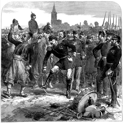 The [Franco-Prussian] War: Fall of Strasbourg - Departure of French Prisoners