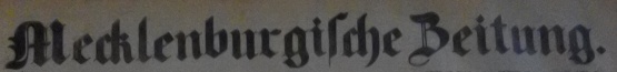 Kopf Mecklenburgische Zeitung Bild