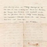 Brief von Wilhelm Kempff an Robert Kahn vom 30. November 1938 © Quelle: Privatbesitz Familie Greiner-Kahn Rückseite, fleckig, auf Briefpapier des Hotels Savoy in Berlin