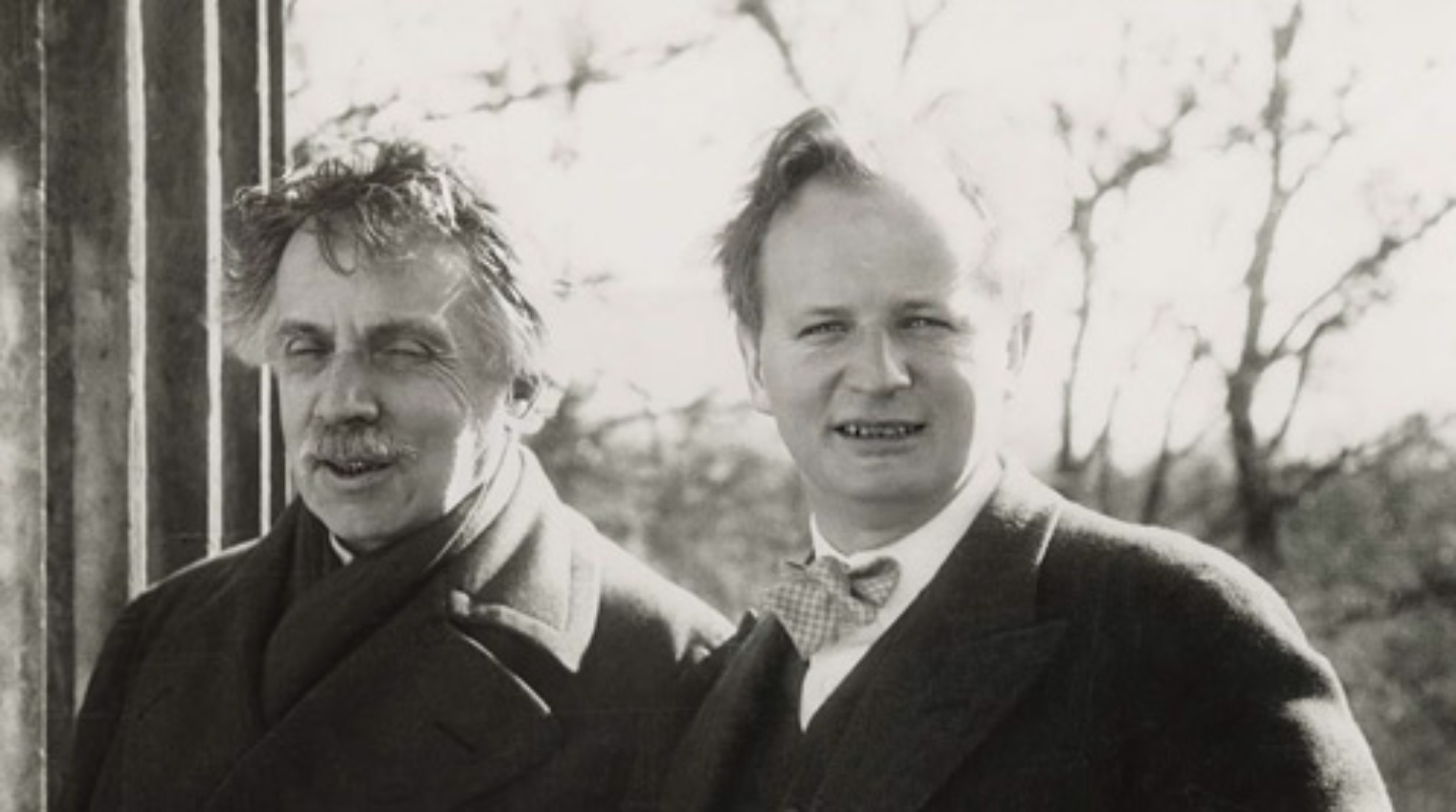Robert Kahn und Wilhelm Kempff, März 1931 © Quelle: Sign. 249, Robert-Kahn-Archiv, Akademie der Künste Berlin Robert Kahn und Wilhelm Kempff, März 1931