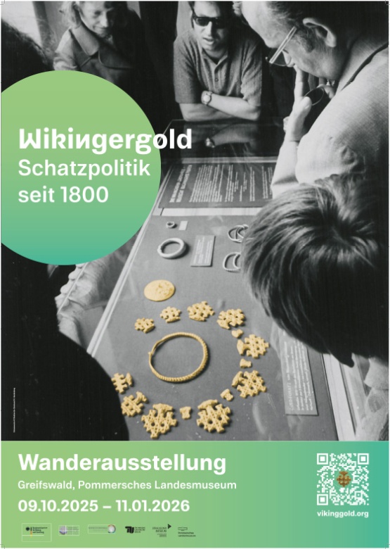 Plakat der Ausstellung "Wikingergold" © Interdisziplinäres Forschungszentrum Ostseeraum (IFZO) der Universität Greifswald Bild