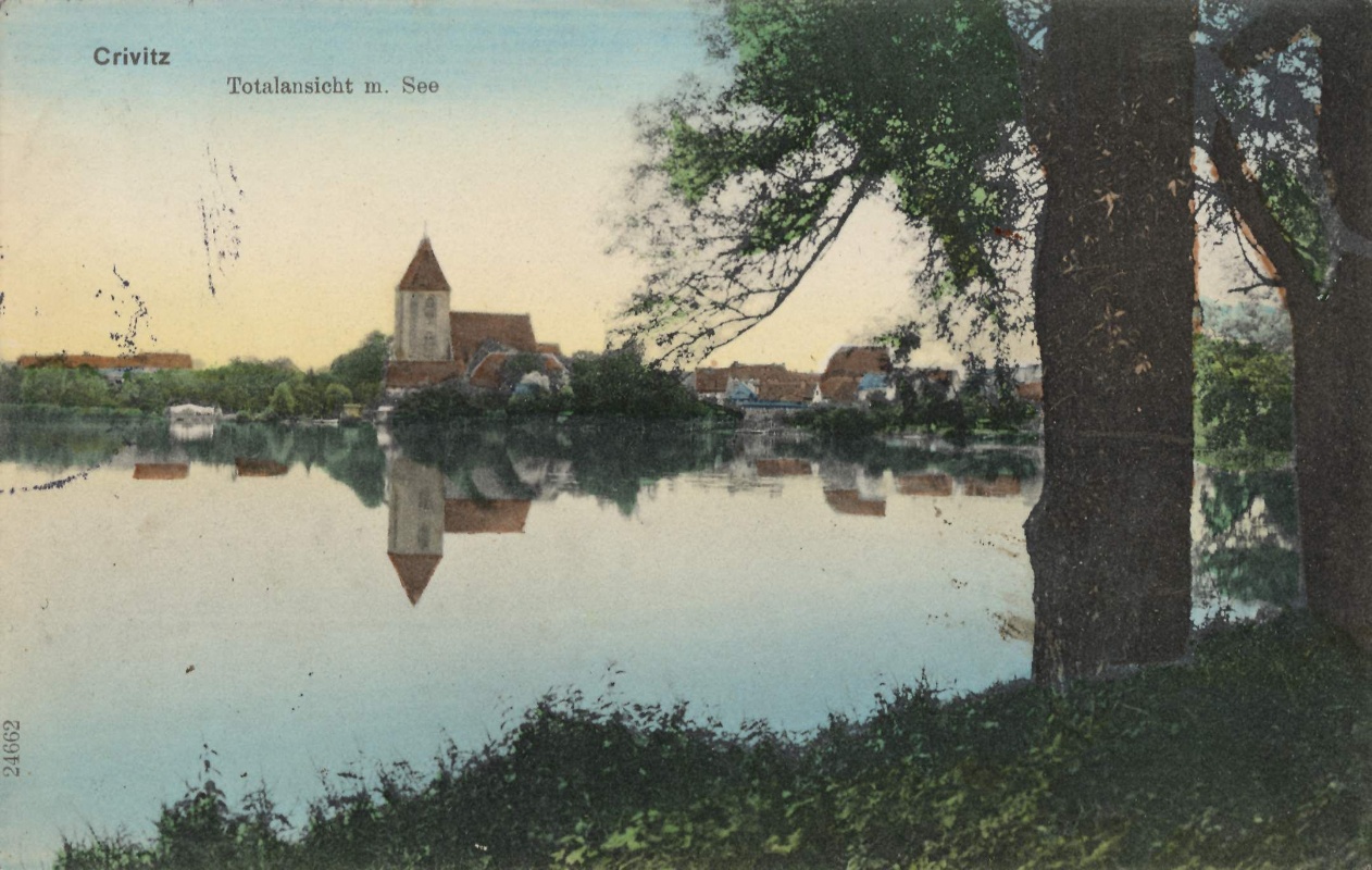 Crivitz, Postkarte um 1900