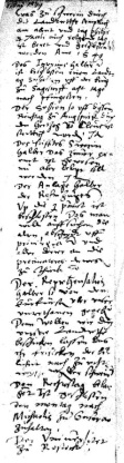 Protokoll über die von den Landräten in Schwerin getroffene vorbereitende Vereinbarung zur Abhaltung des Landtags an der Sagsdorfer Brücke 1549 (Landeshauptarchiv Schwerin)