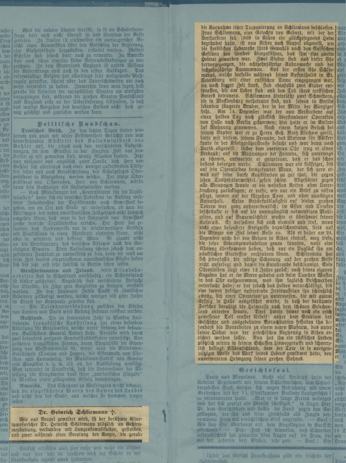 Malchower Nachrichten Ausgabe vom Freitag, den 03 Januar 1890, Seite 2 und 3