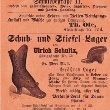 Werbeanzeige der Schweriner Firma Schwartz aus dem Jahr 1884