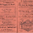 Diverse Werbeanzeigen aus dem Schweriner Wohnungsanzeiger des Jahres 1884