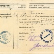 Innenansicht Militärpass von Adolf Weingarten, Saarburg, 15.03.1915.