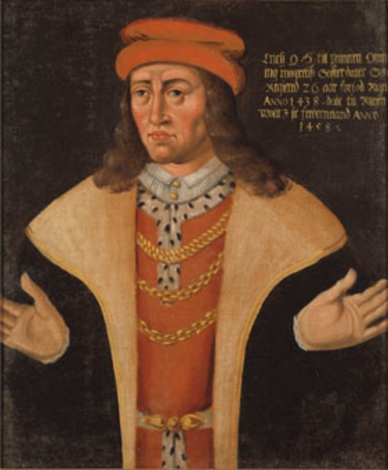 Erik I, 1382-1459, hertig av Pommern konung av Danmark Norge och Sverige - Nationalmuseum - 15058 Erik I, 1382-1459, hertig av Pommern konung av Danmark Norge och Sverige - Nationalmuseum - 15058