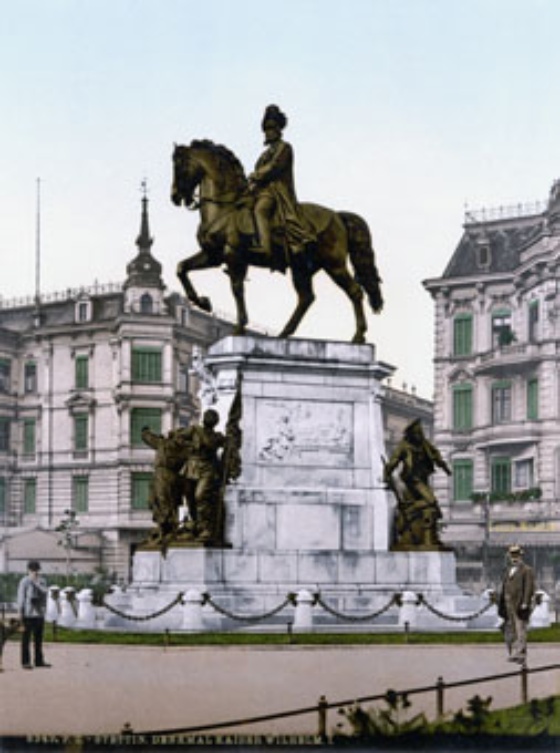 Kaiser Wilhelm I Denkmal in Stettin 1900