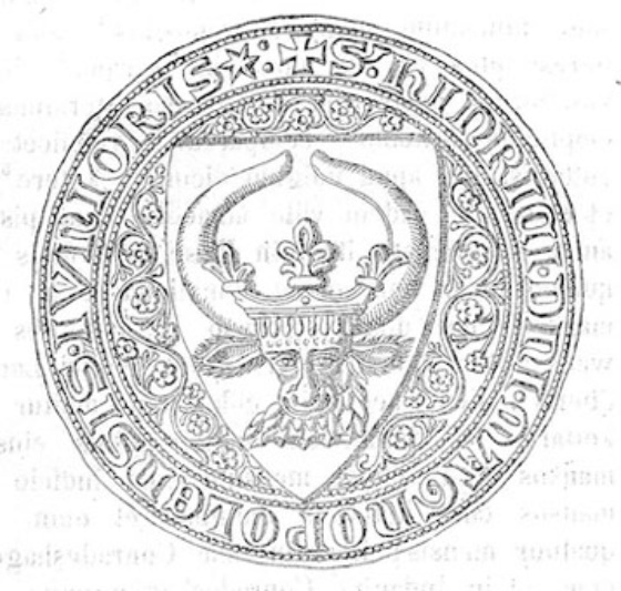 Siegel Heinrich II Loewe 1300