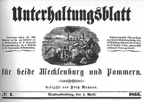 Unterhaltungsblatt für beide Mecklenburg und Pommern