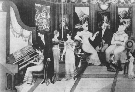 Buergerfamilie-Sternberg-1836-Volkskunde_1 Bild
