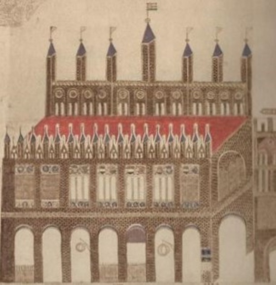 Rathaus Rostock um 1450 (K) Bild