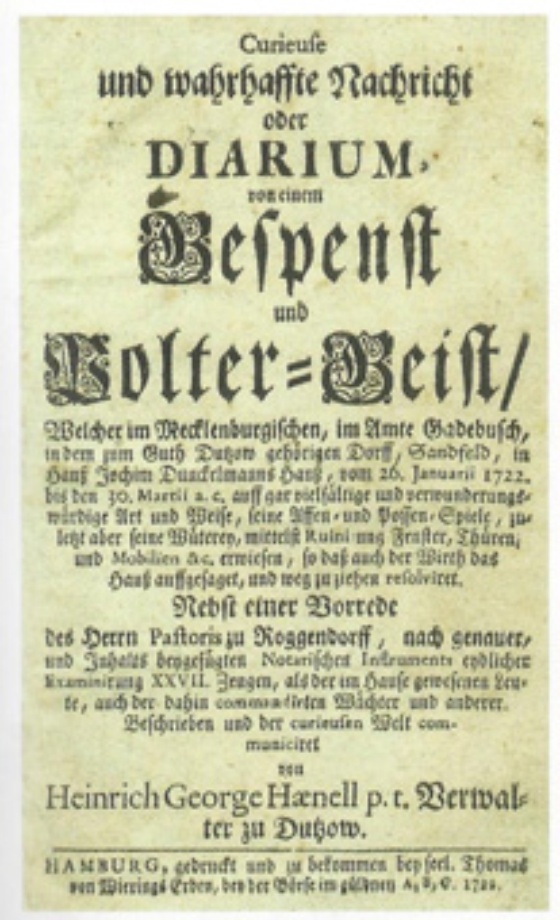 Wissenschaft und Aberglaube 1722 Bild
