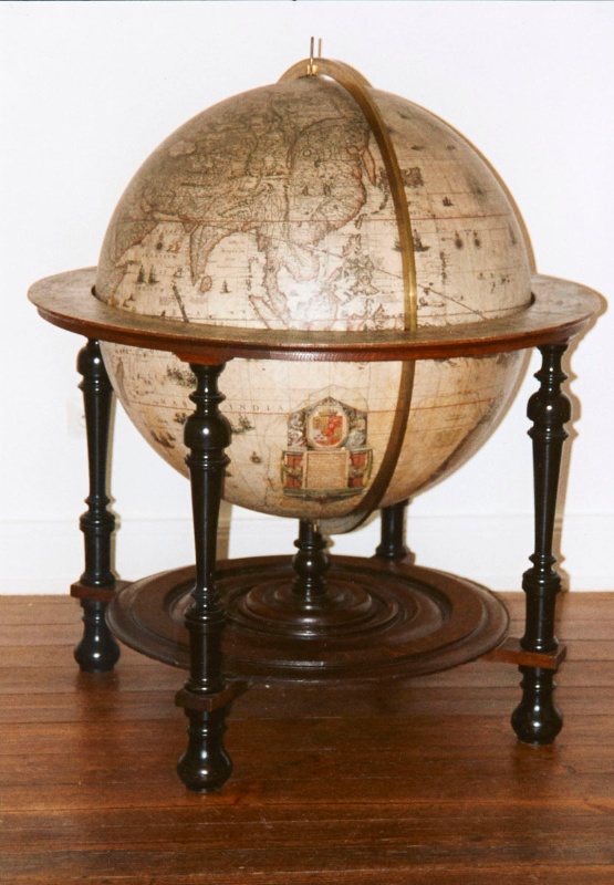 Guiljemus Janssonius globe 1618 Guiljemus Janssonius globe 1618