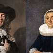 Frans Hals: portrait of a distinguished gentleman and portrait of a sitting lady