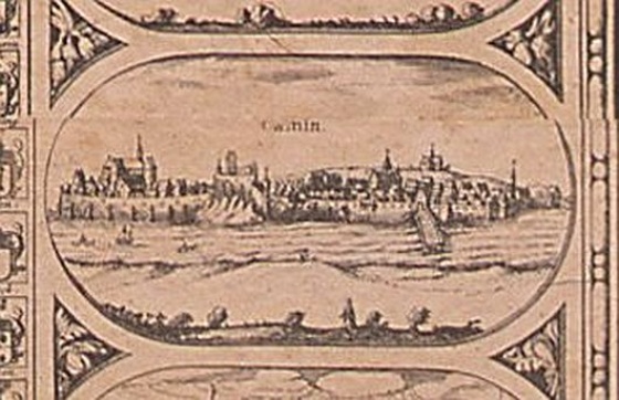 Map of Pomerania - sketched by Eilhard Lubin Map of Pomerania - sketched by Eilhard Lubin