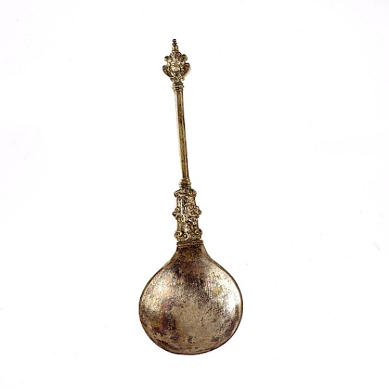 Spoon from the Anklam guild treasury, silver, 16th century
