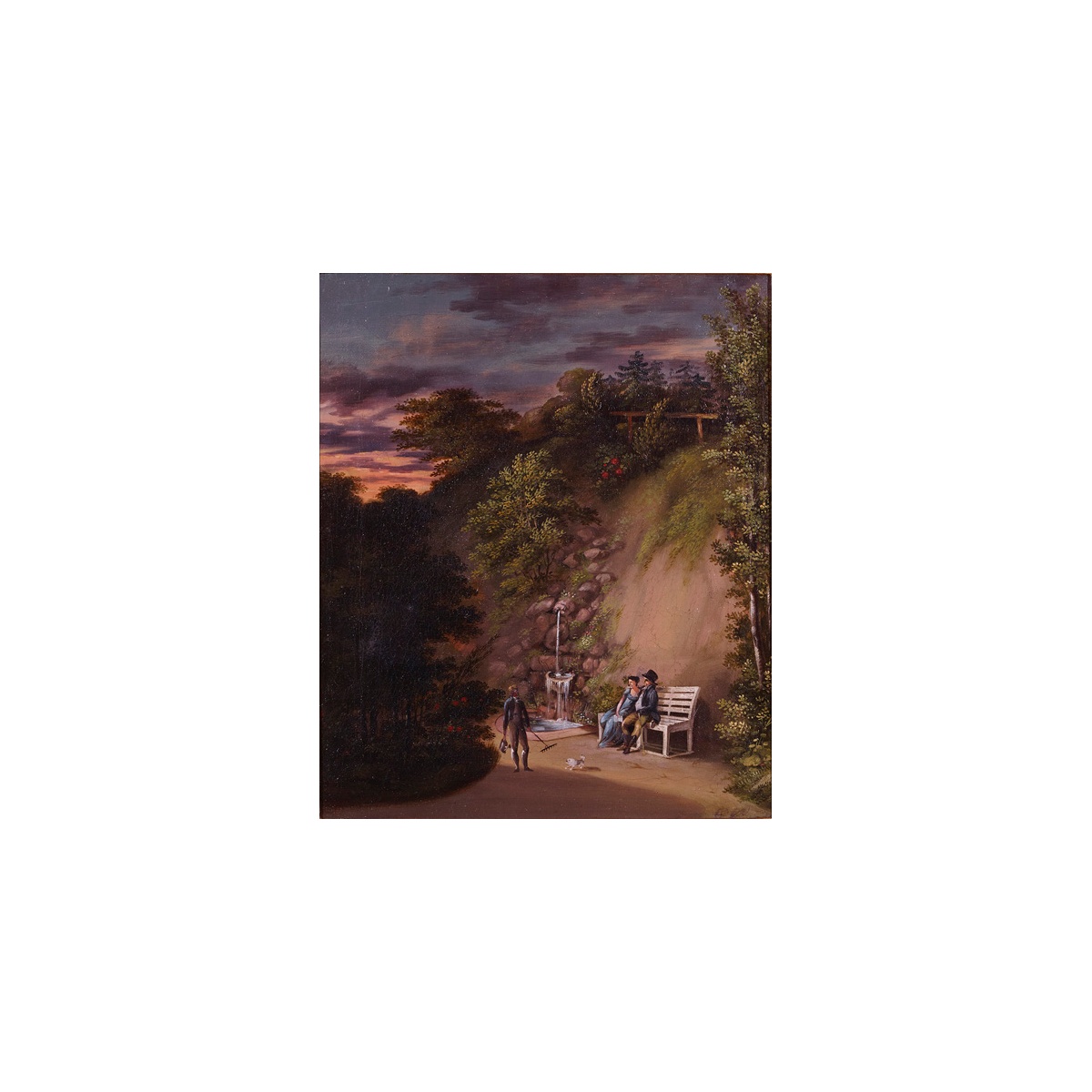 Friedrich Kersting Park Landscape with Spring