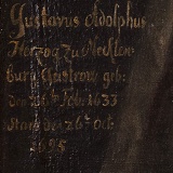 Gustav Adolf (1633-1695), Herzog von Mecklenburg-Güstrow - Detail