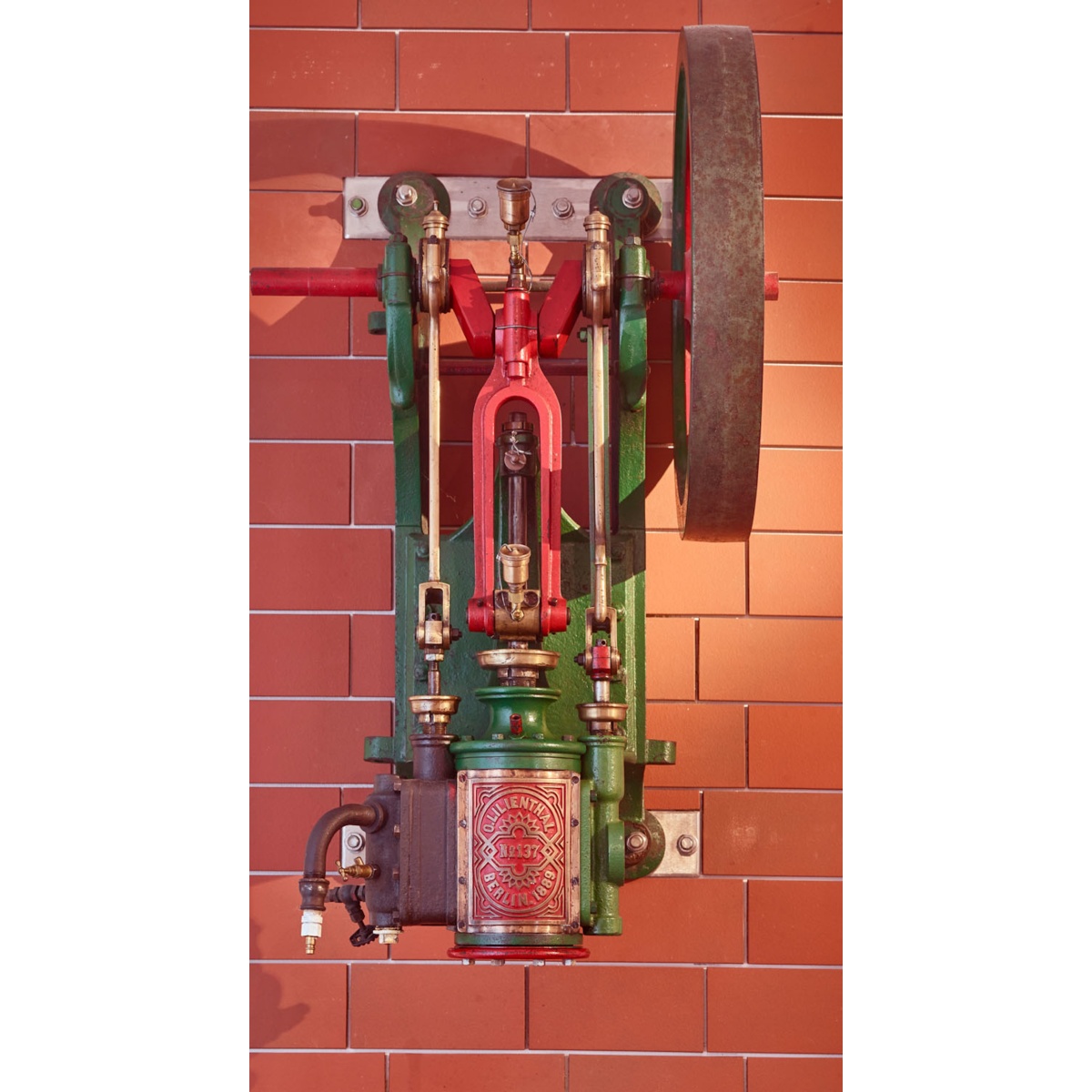 Dampmachine Radiator Dampfmaschine der Maschinenfabrik Lilienthal Berlin
