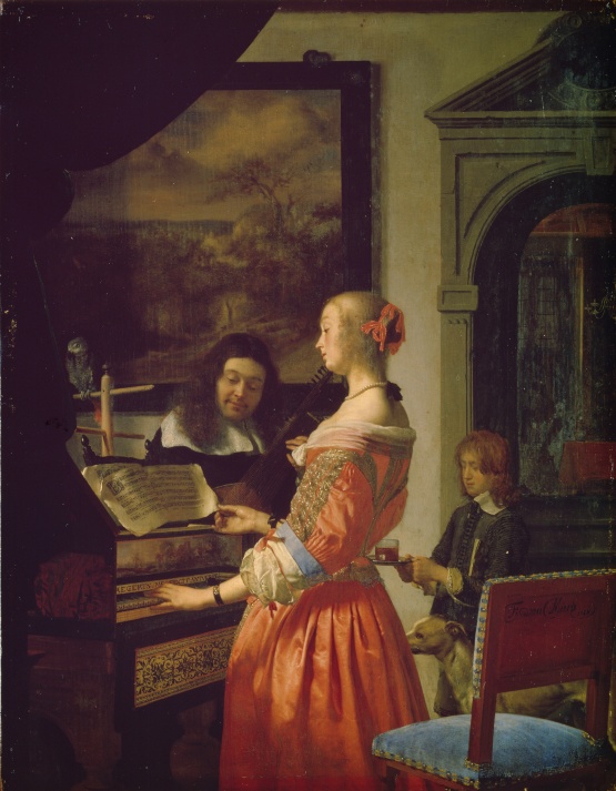 Frans van Mieris d. Aeltere. Dame am Cembalo 1658 G_82_vanMieris_d_Ä Frans van Mieris d. Aeltere. Dame am Cembalo 1658 G_82_vanMieris_d_Ä